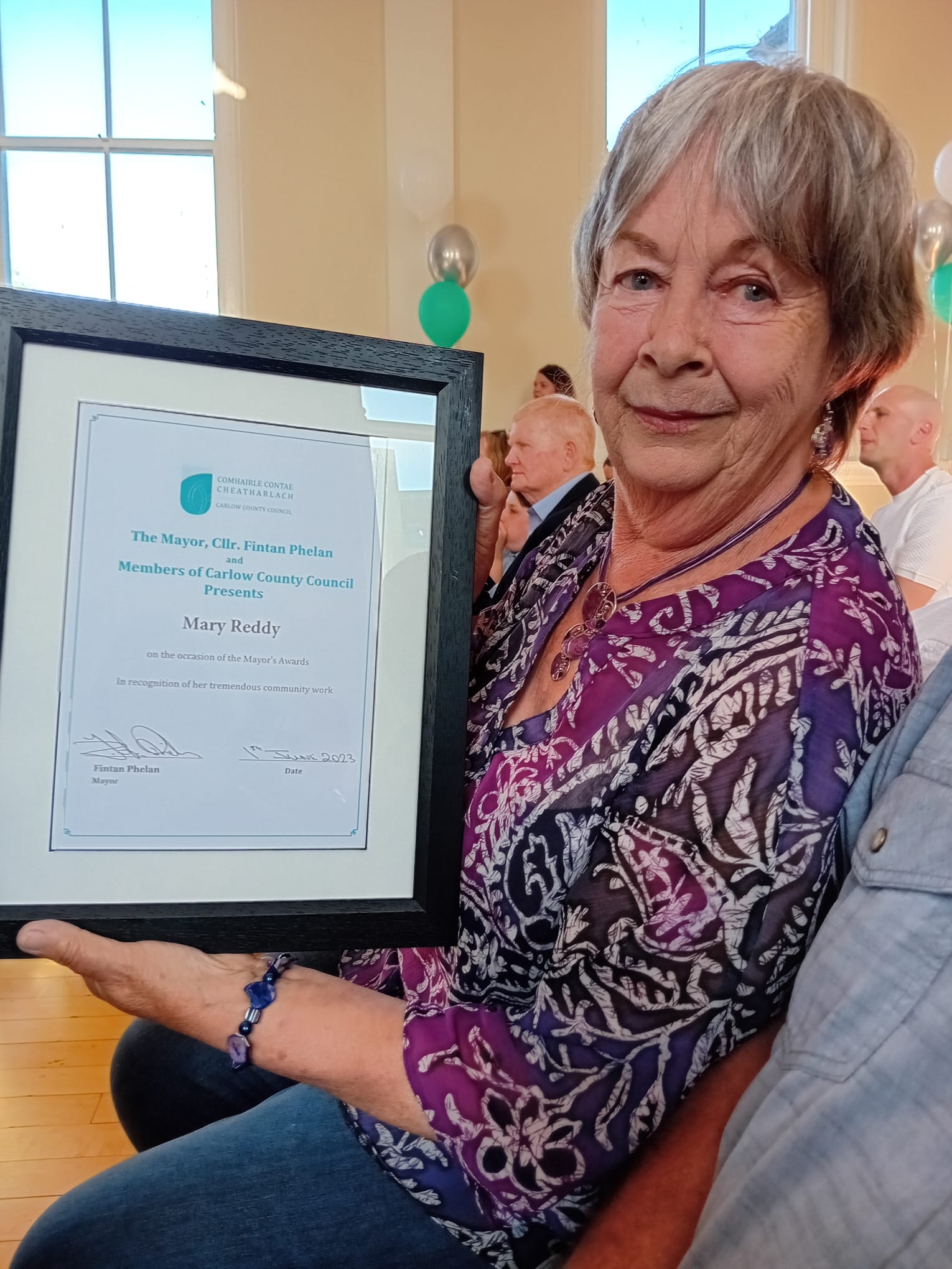 Celebrating Remarkable Community Work: Mayor’s Award Recognizes Mary Reddy’s Contributions